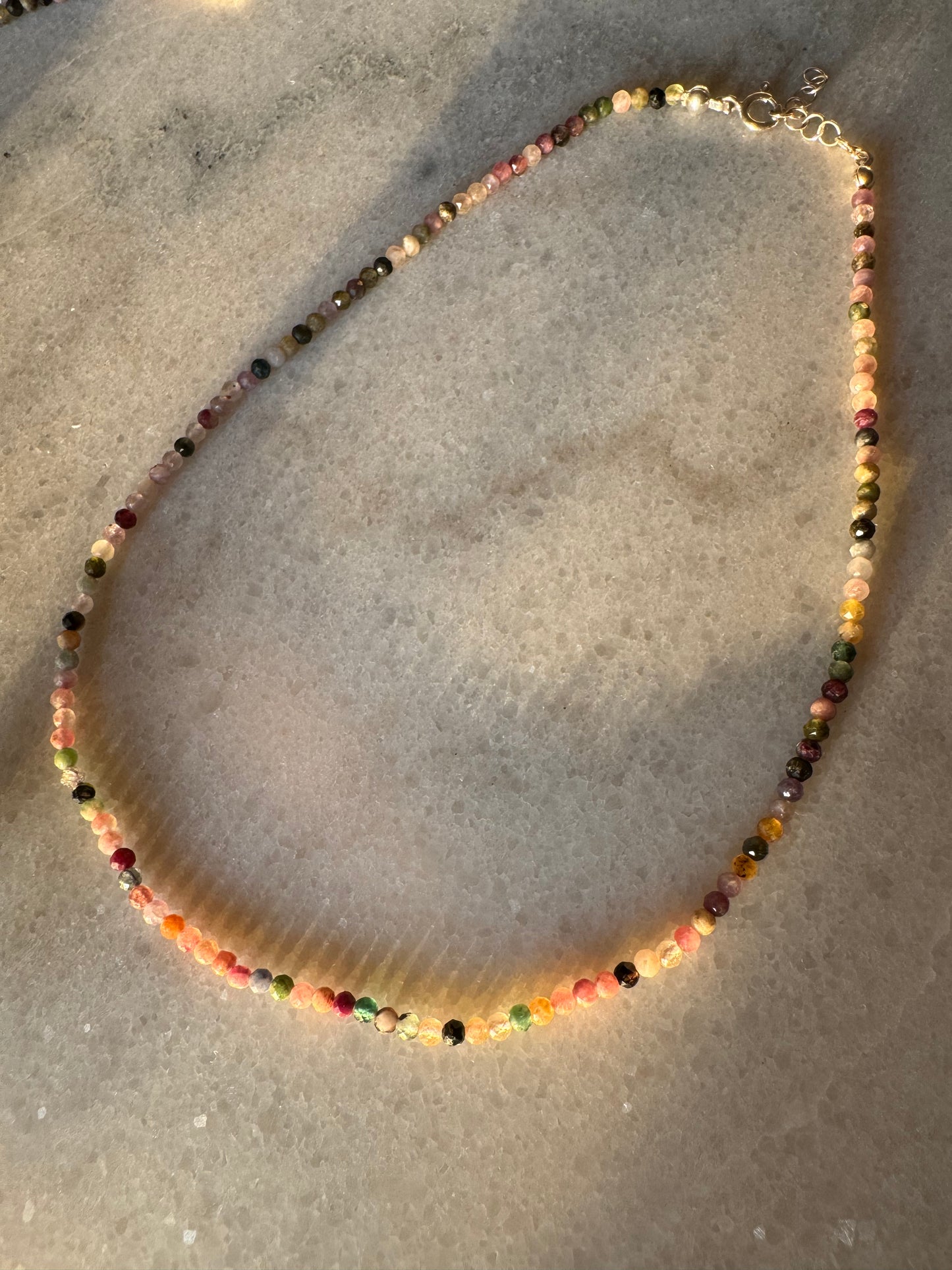 Collar Turmalina multicolor