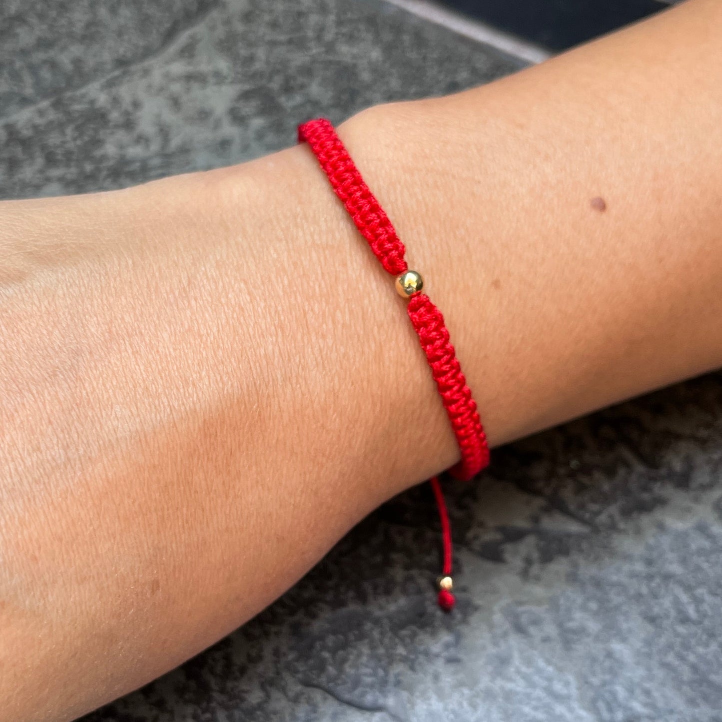 Pulsera de Protección "Antonia" Enchape Oro 14 kilates