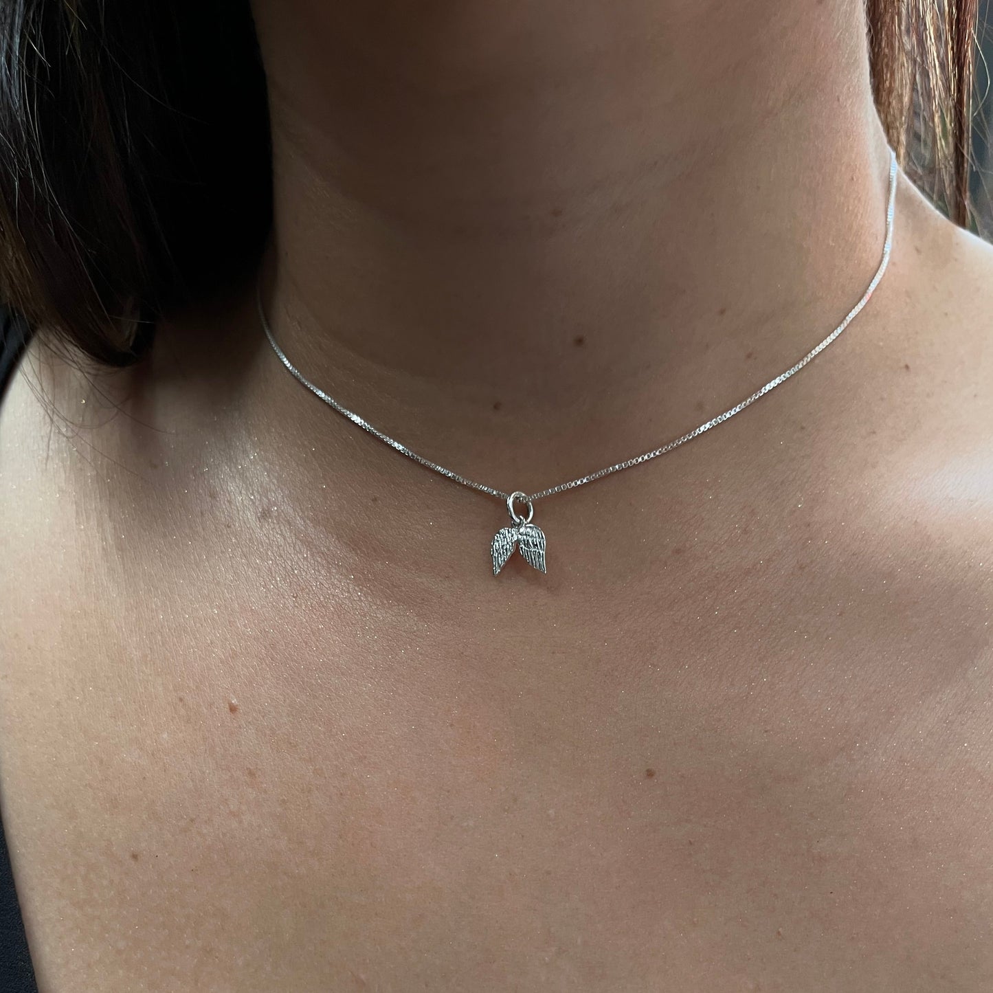 Collar "Maca" Alitas de Plata