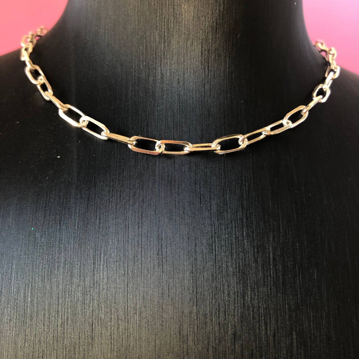 Cadena de Eslabones grandes de Plata