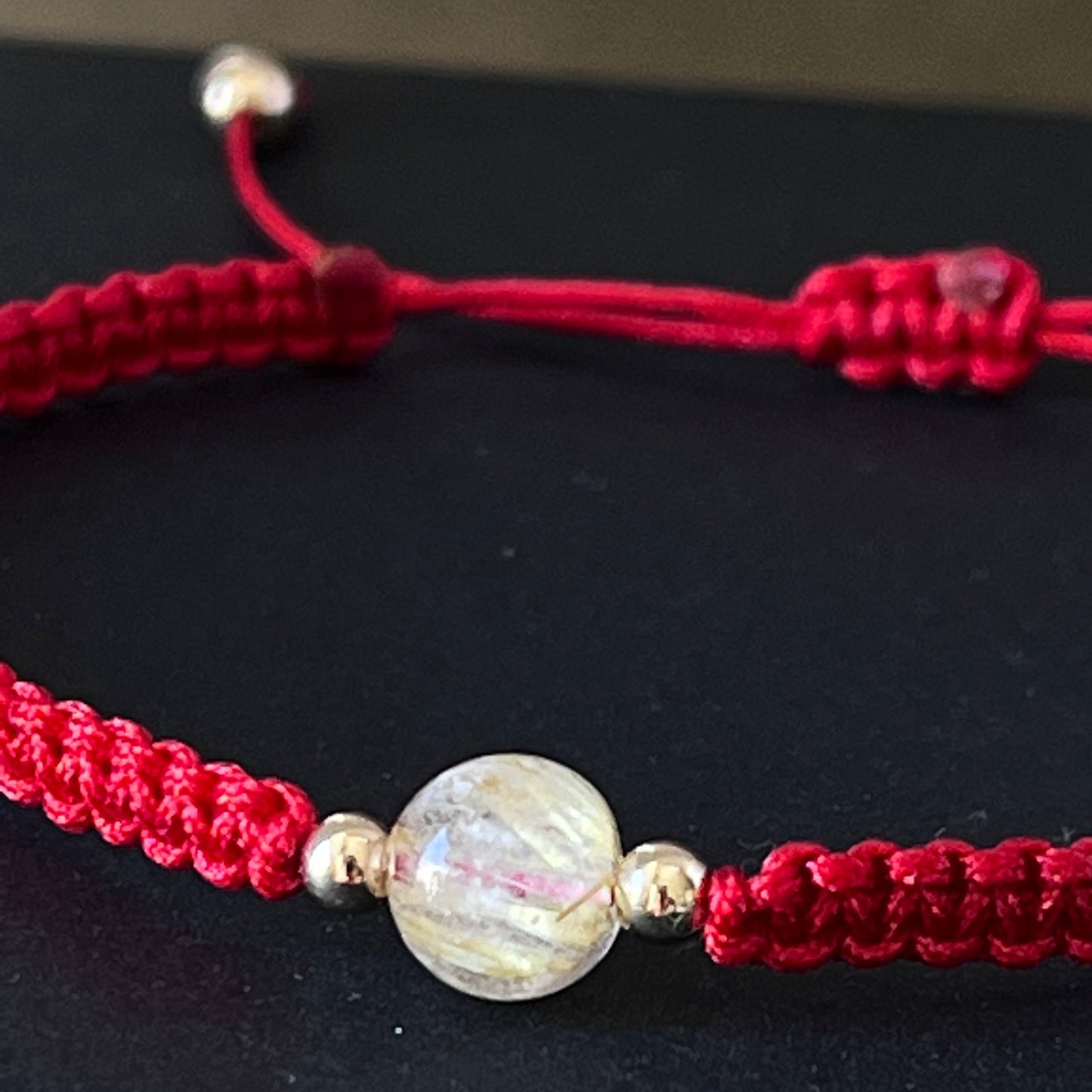 Pulsera de Protección "Valeria" Cuarzo Rutilado