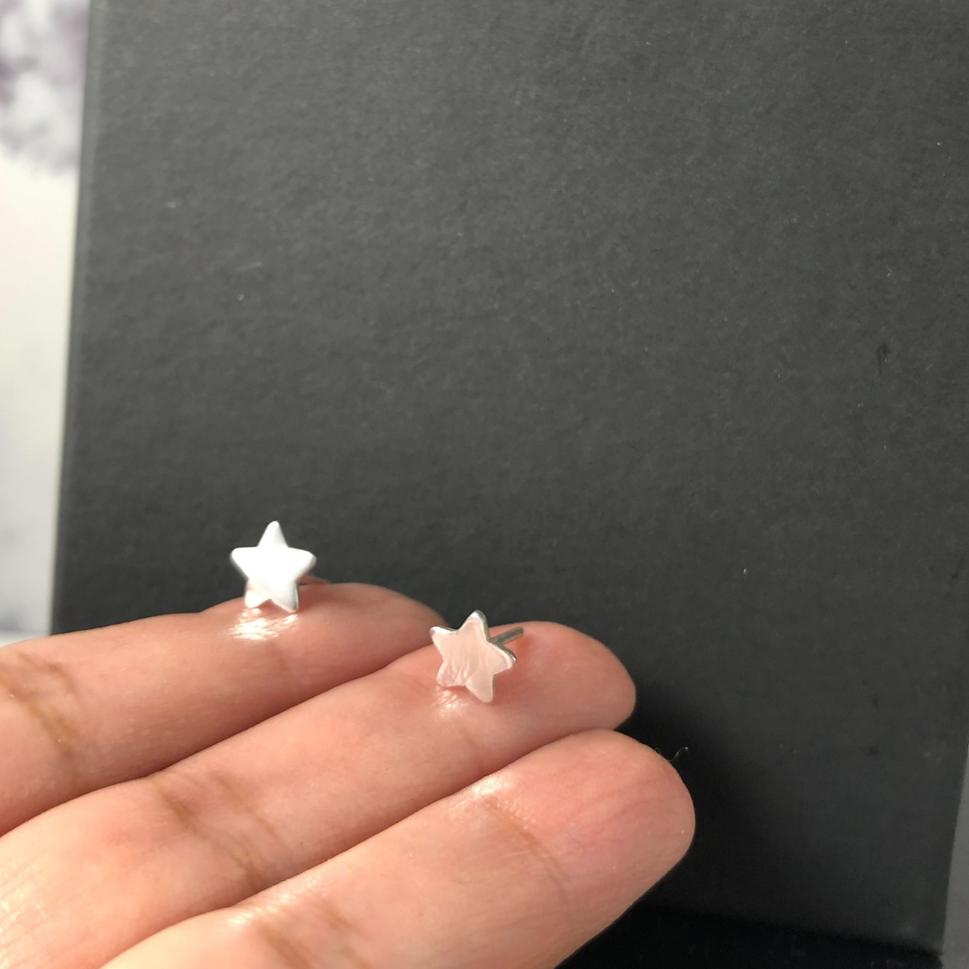 Aros Baby Estrellita Plata