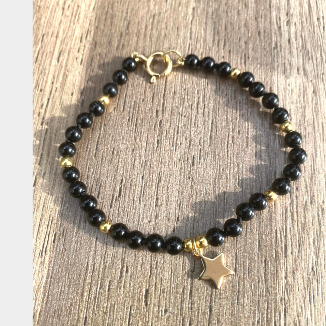 Pulsera Estrella - baño de oro