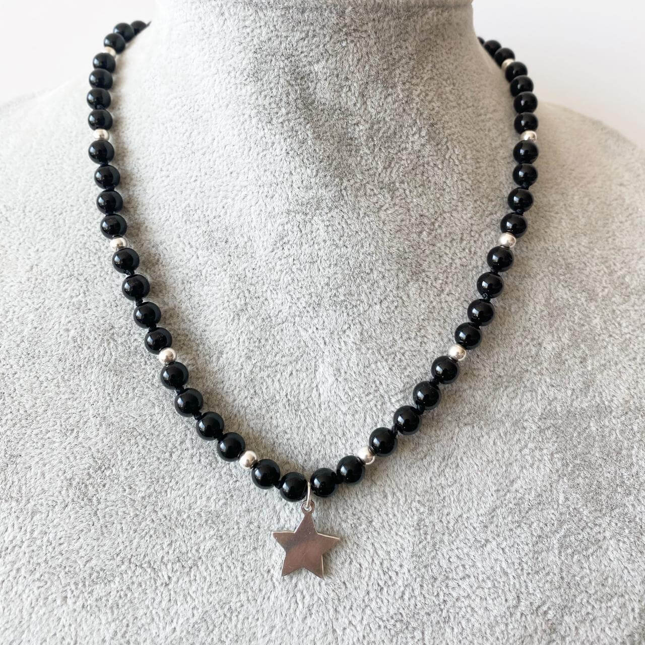 Collar Estrella Super Black Onix