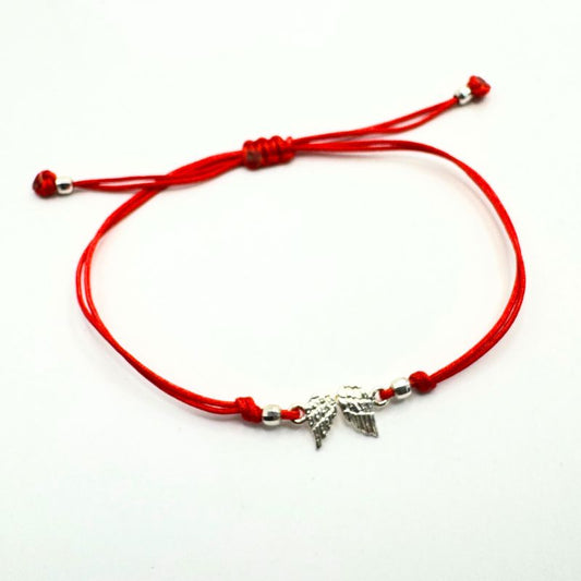 Pulsera de Protección Alitas de Plata