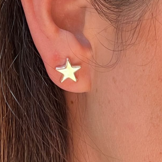 Aros Estrella de Plata