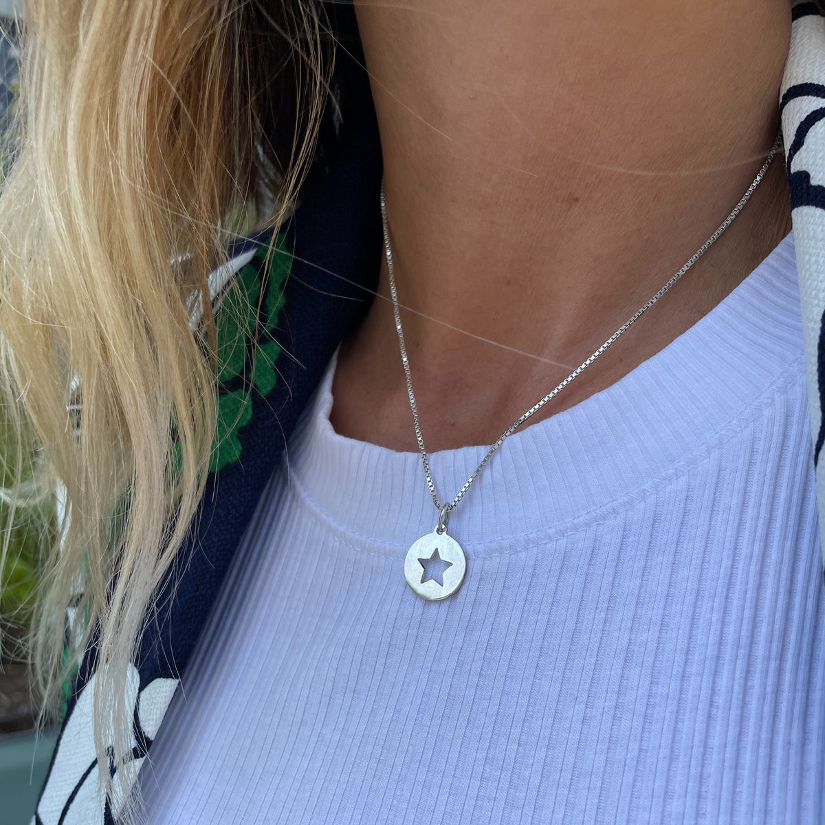 Collar Mini Medalla Estrella