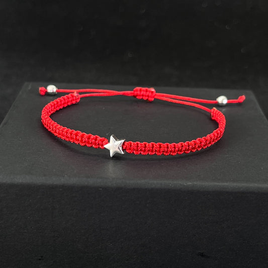 Pulsera de Protección de Plata Estrella "Estela"