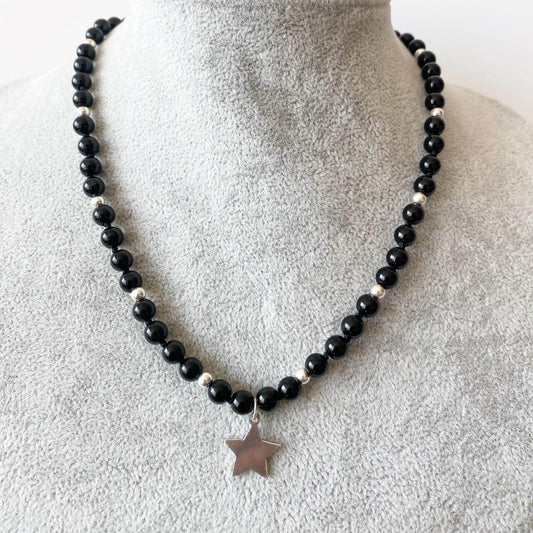 Collar Estrella Super Black Onix